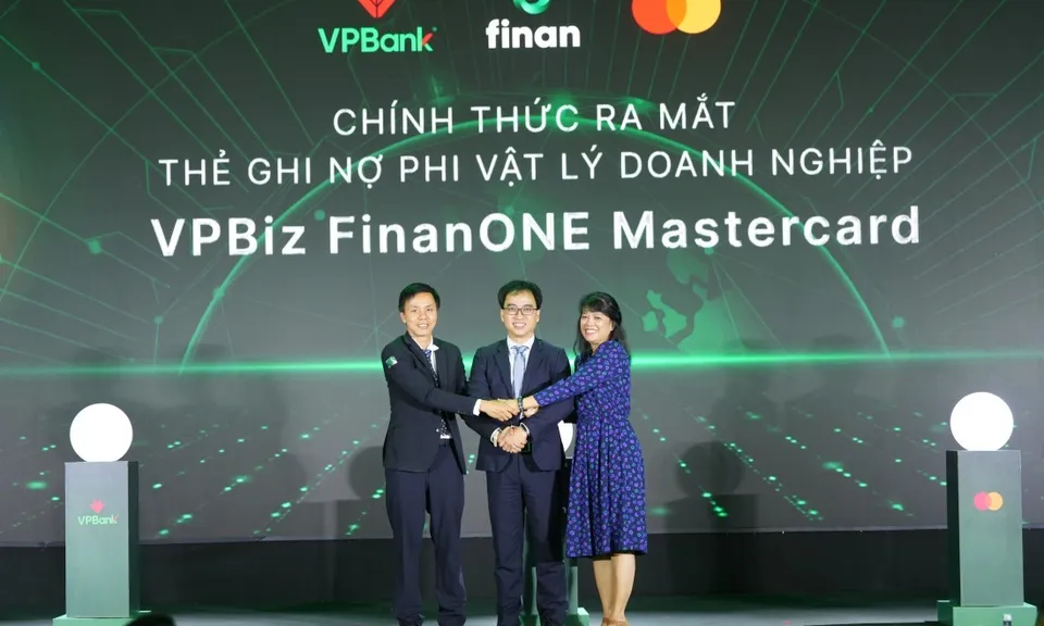 VPBank, FINAN và Mastercard ra mắt thẻ phi vật lý VPBiz FinanONE Mastercard, mở rộng công cụ kiểm soát chi phí doanh nghiệp